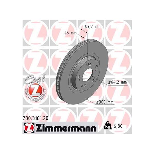 280.3161.20 - Brake Disc 