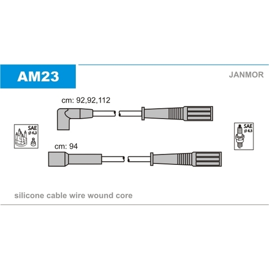AM23 - Süütesüsteemikomplekt 