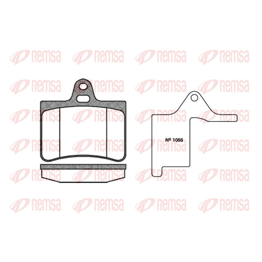 0830.00 - Brake Pad Set, disc brake 