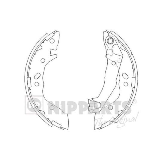 J3500509 - Brake Shoe Set 