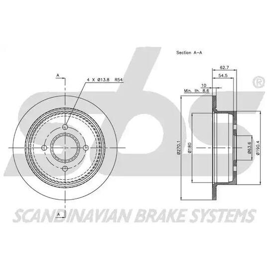 1815202541 - Brake Disc 