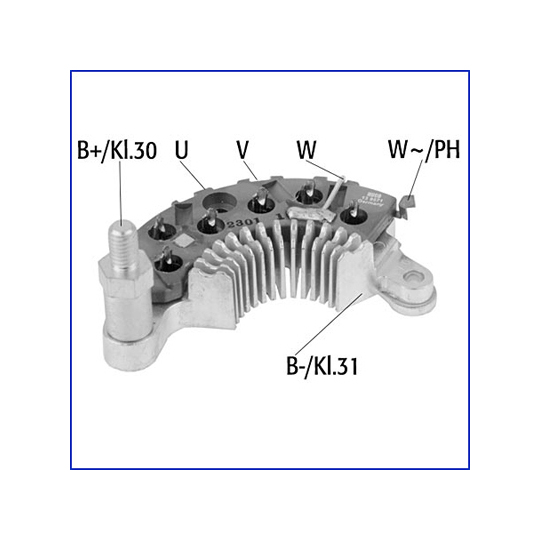 139571 - Rectifier, alternator 