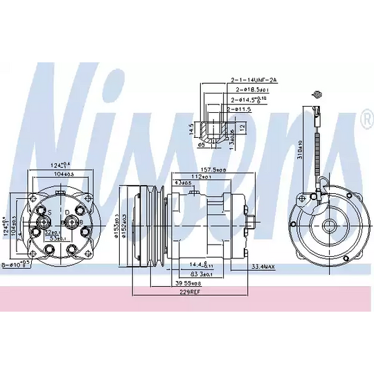 89638 - Compressor, air conditioning 