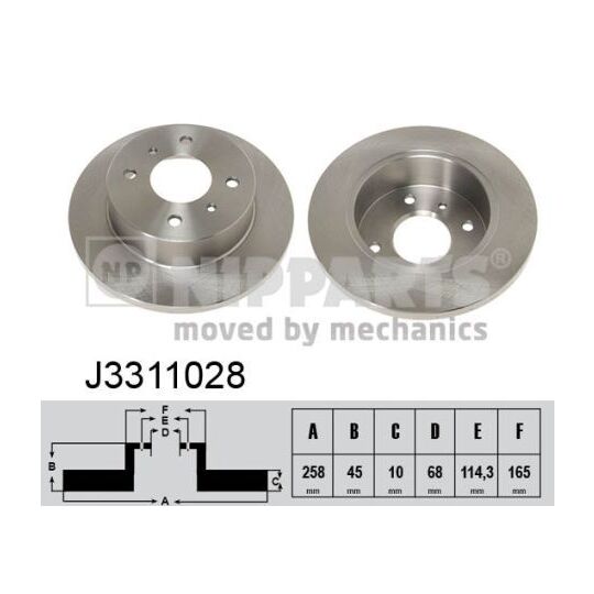 J3311028 - Brake Disc 