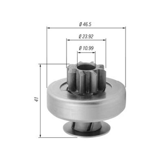 940113020370 - Starter pinion 