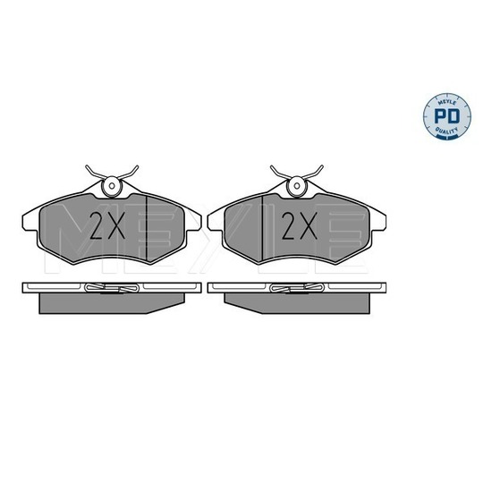 025 234 0719/PD - Brake Pad Set, disc brake 