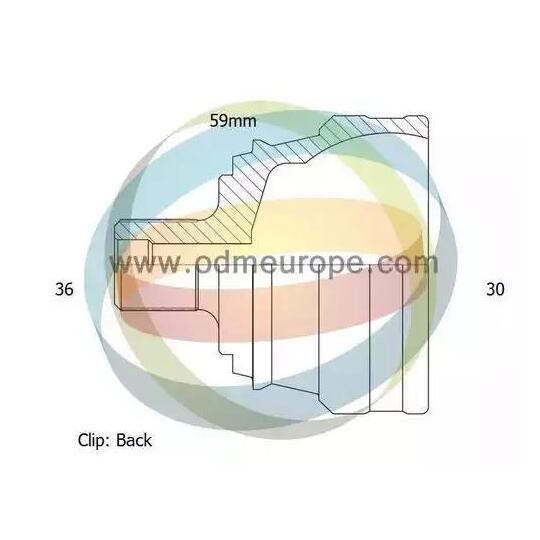 12-211489 - Ledsats, drivaxel 