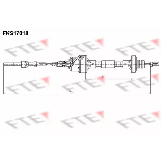 FKS17018 - Vajer, koppling 