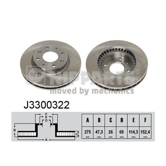 J3300322 - Brake Disc 