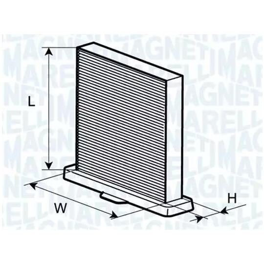 350203062390 - Filter, kupéventilation 