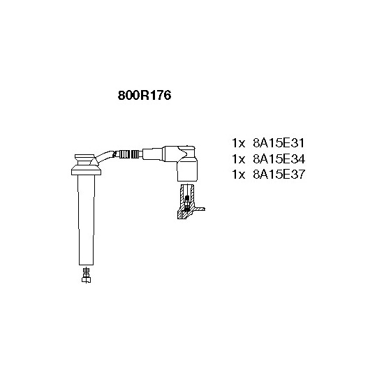 800R176 - Süütesüsteemikomplekt 