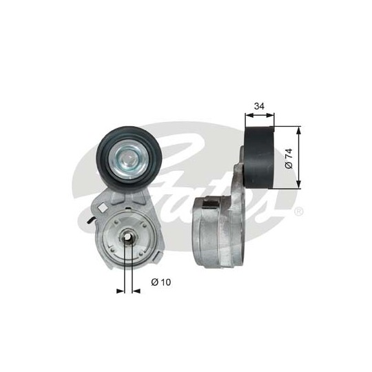 T38583 - Belt Tensioner, v-ribbed belt 