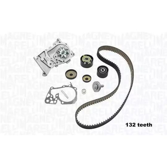 341404710002 - Water Pump & Timing Belt Set 