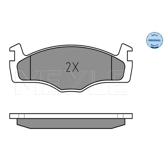 025 208 8719 - Brake Pad Set, disc brake 