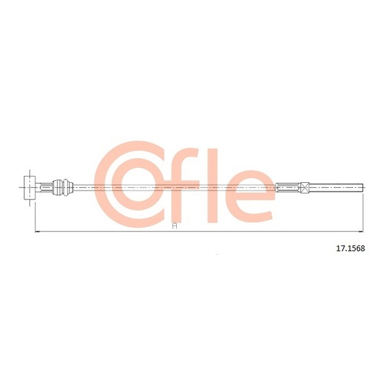 17.1568 - Cable, parking brake 