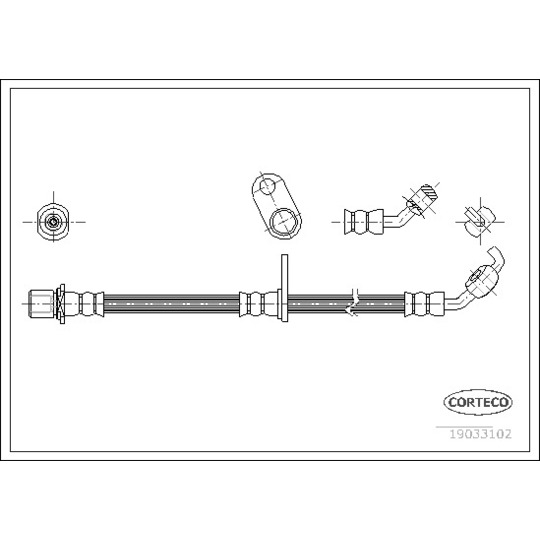 19033102 - Brake Hose 