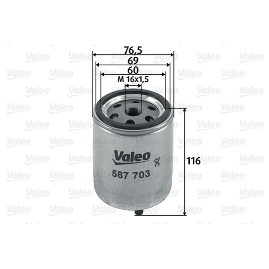 587703 - Fuel filter 