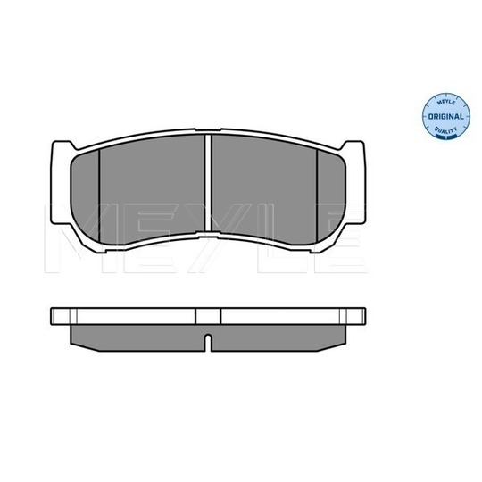 025 244 8816/W - Brake Pad Set, disc brake 