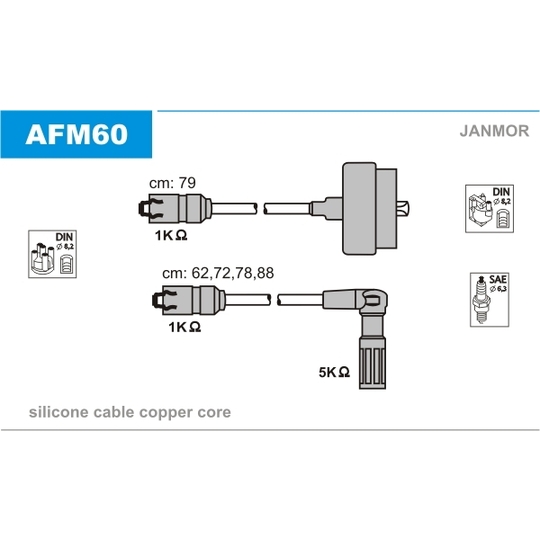 AFM60 - Ignition Cable Kit 