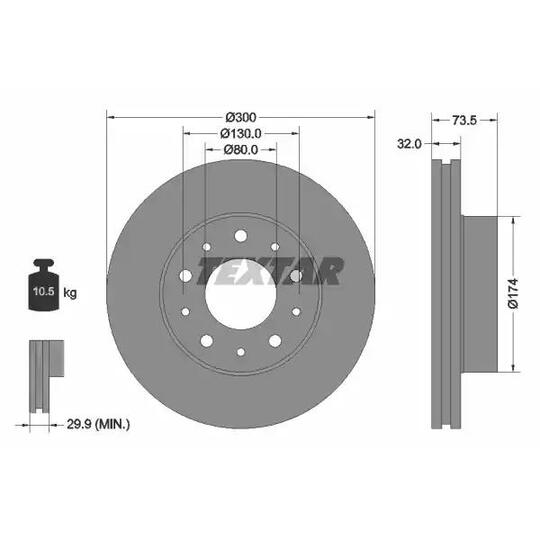 92157300 - Brake Disc 