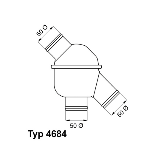 4684.80/1 - Thermostat, coolant 