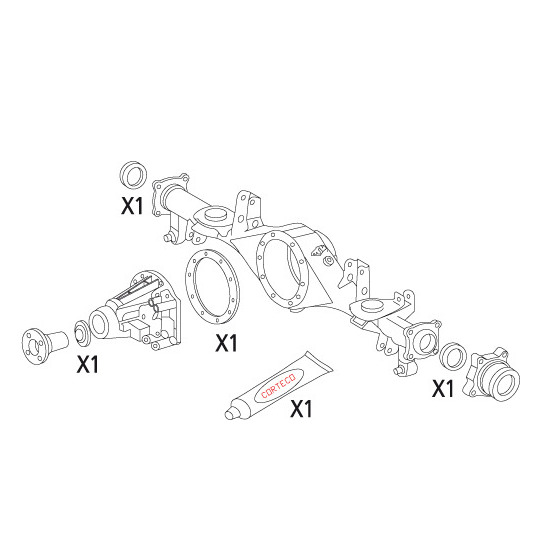 19536236 - Gasket Set, differential 