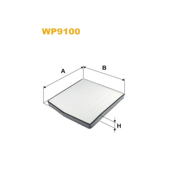 WP9100 - Filter, kupéventilation 