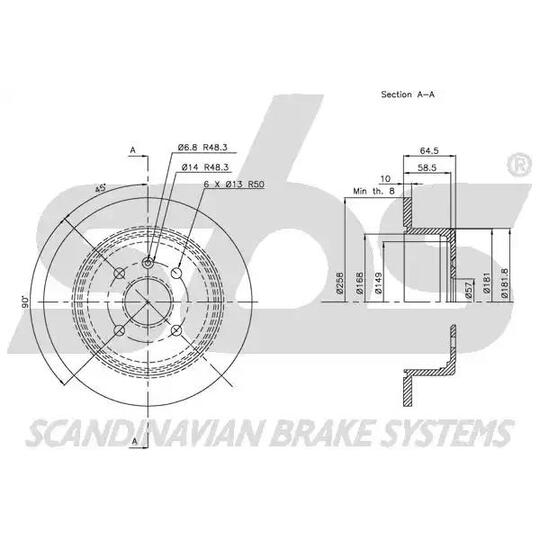 1815205007 - Brake Disc 