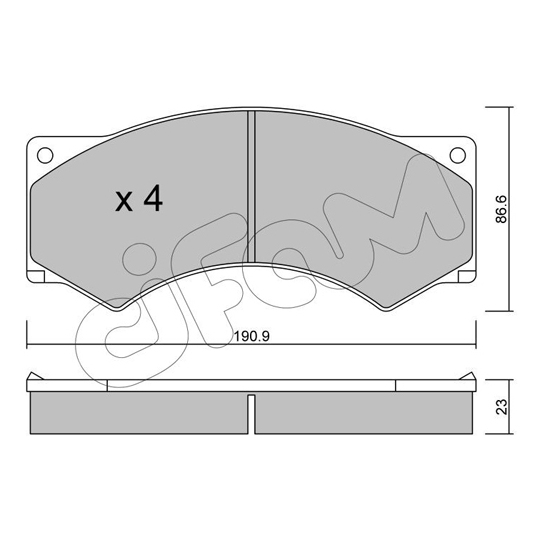 822-579-0 - Brake Pad Set, disc brake 