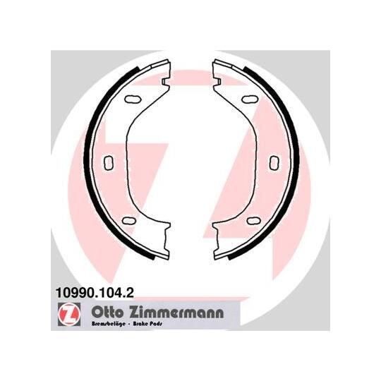 10990.104.2 - Brake Shoe Set, parking brake 