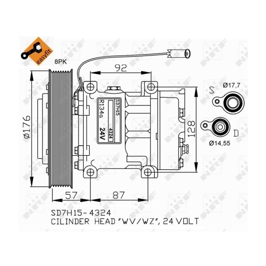 32700G - Compressor, air conditioning 