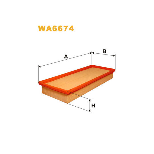 WA6674 - Air filter 