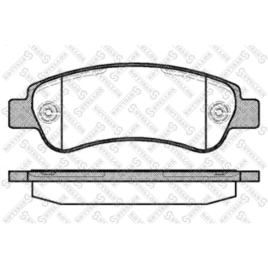 001 090B-SX - Brake Pad Set, disc brake 