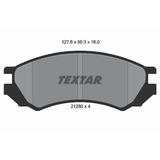 2128002 - Brake Pad Set, disc brake 