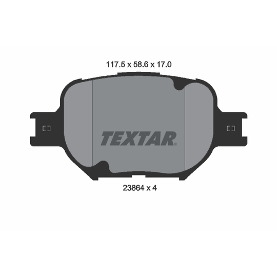 2386401 - Brake Pad Set, disc brake 