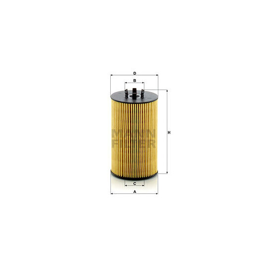 HU 8012 z - Oil filter 