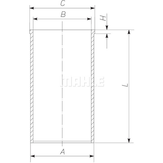 007 WV 54 00 - Cylinder Sleeve 