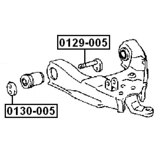 0129-005 - Inställningsskruv, camber 