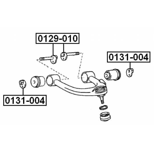 0129-010 - Camber Correction Screw 