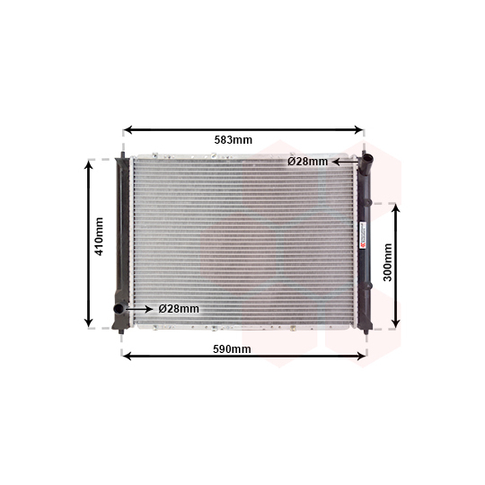 02002149 - Radiator, engine cooling 