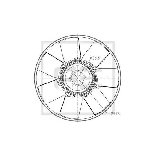 020.218-00A - Fan Wheel, engine cooling 