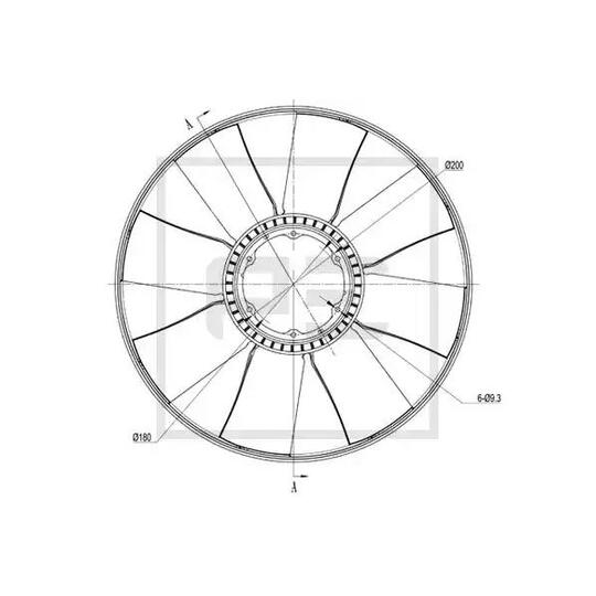 020.219-00A - Fan Wheel, engine cooling 