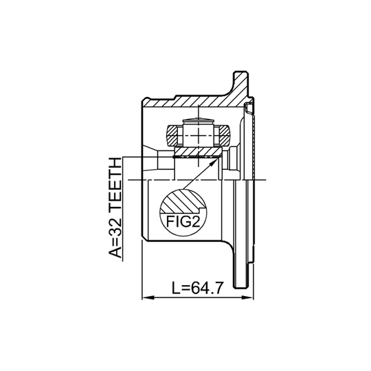 0211-R20 - Nivel, vetoakseli 