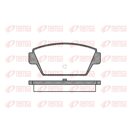 0215.00 - Brake Pad Set, disc brake 