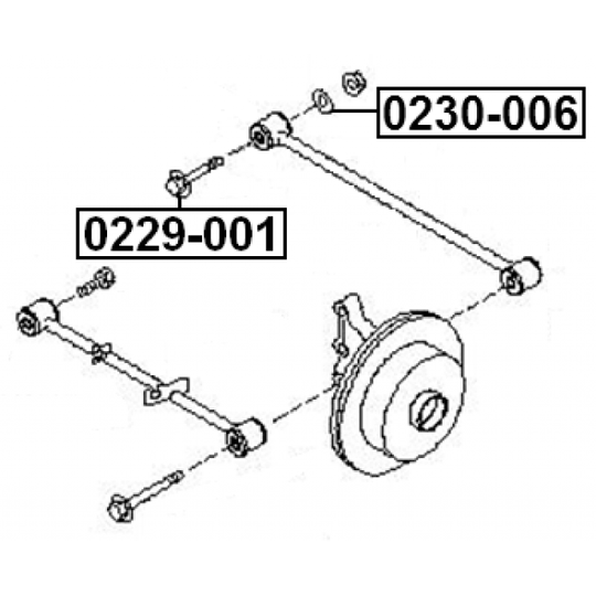 0229-001 - Camber Correction Screw 