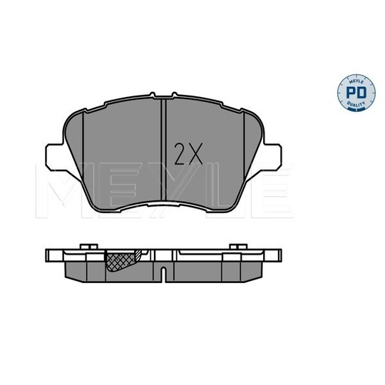 025 251 3417/PD - Brake Pad Set, disc brake 