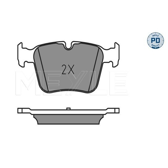 025 253 5416/PD - Brake Pad Set, disc brake 
