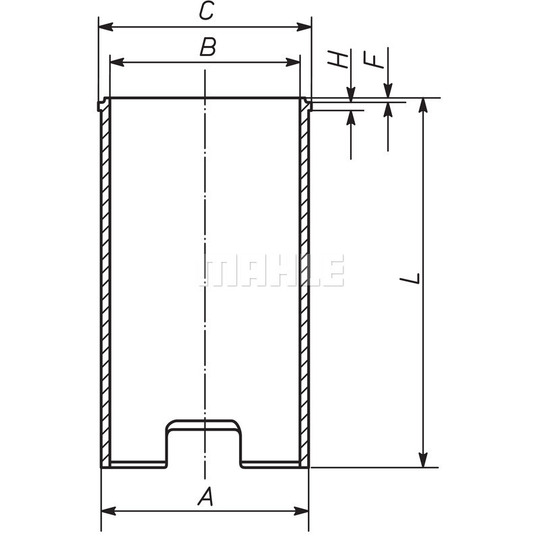 029 WV 13 00 - Cylinder Sleeve 