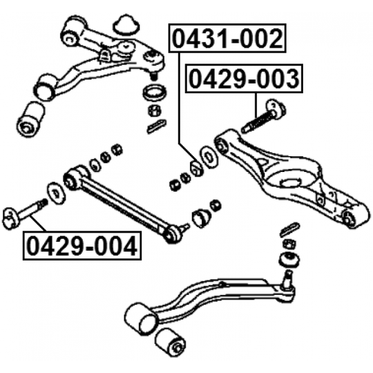 0429-004 - Inställningsskruv, camber 