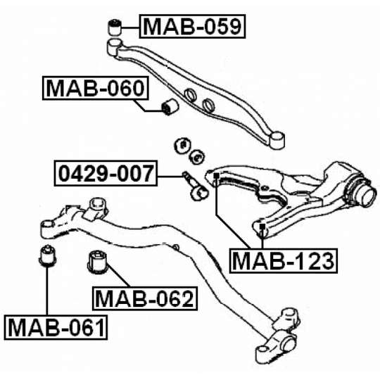 0429-007 - Camber Correction Screw 